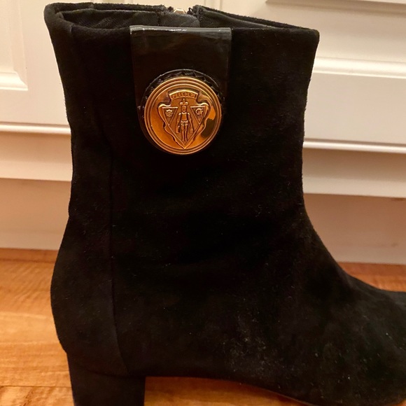 Gucci Black Suede Booties - Picture 2 of 11